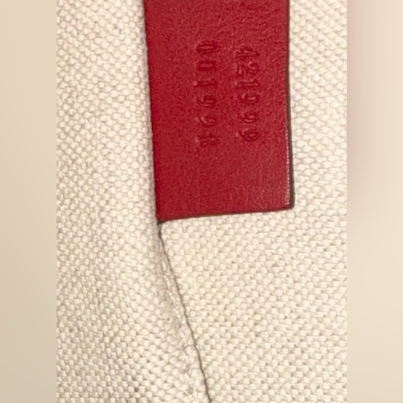 GUCCI Dionysus Large Bamboo Top Handle Bag Red - Picture 6 of 10